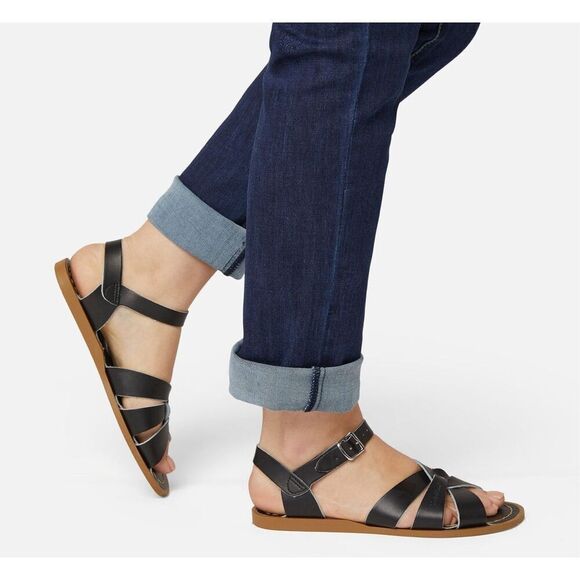 ✨Salt Water Original Black Womens Sz 6 Sandals✨ - Picture 3 of 10